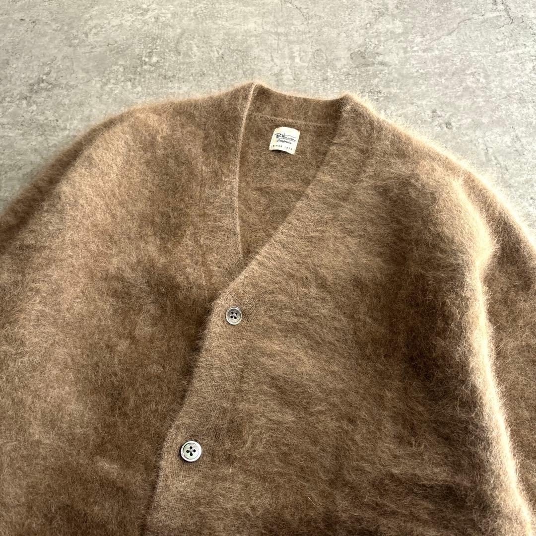 極美品■Ron Herman【S】ラクーン ニット カーディガン ベージュ