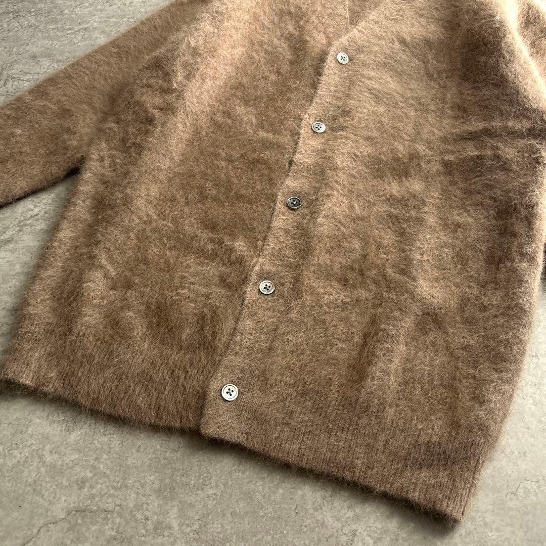 極美品■Ron Herman【S】ラクーン ニット カーディガン ベージュ