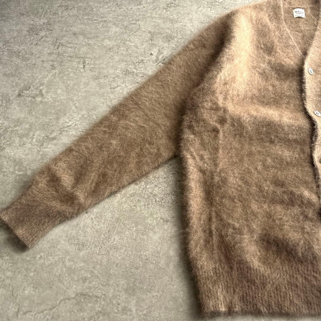 極美品■Ron Herman【S】ラクーン ニット カーディガン ベージュ
