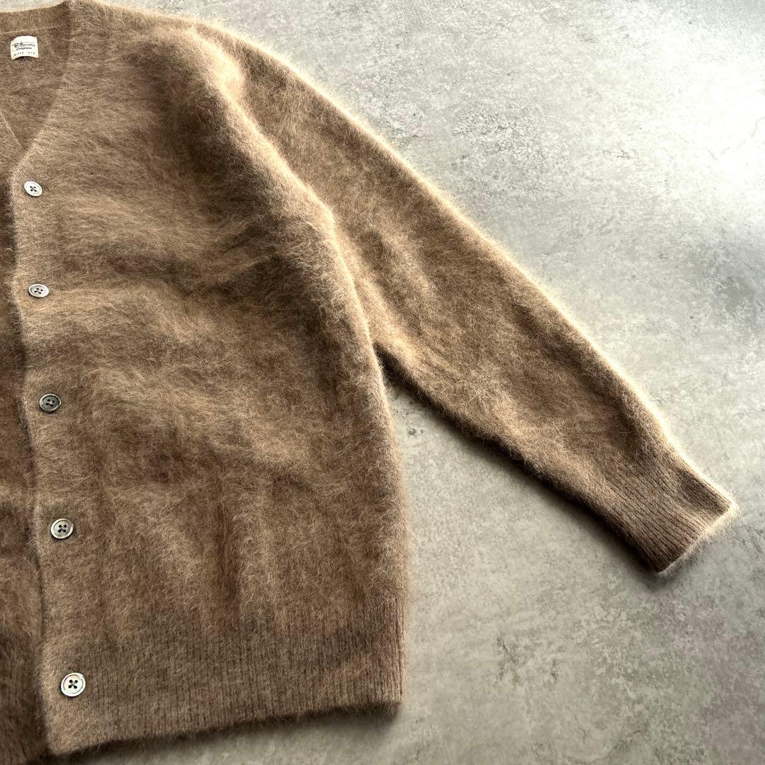極美品■Ron Herman【S】ラクーン ニット カーディガン ベージュ