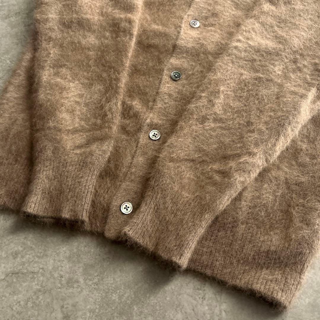 極美品■Ron Herman【S】ラクーン ニット カーディガン ベージュ