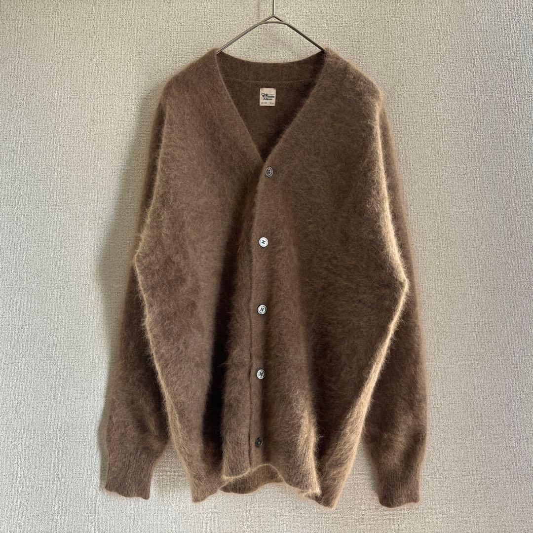 極美品■Ron Herman【S】ラクーン ニット カーディガン ベージュ