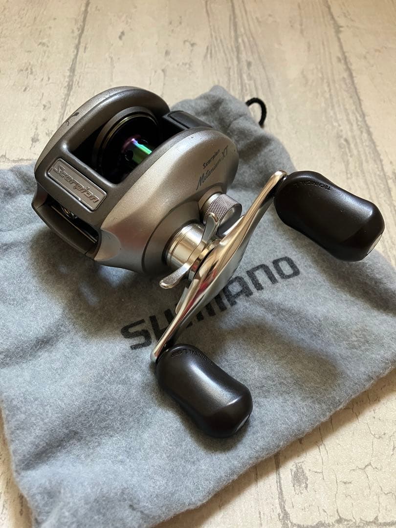 最終価格　シマノ　97メタニウムXT 左ハンドル　アンタレスARハンドルカスタム