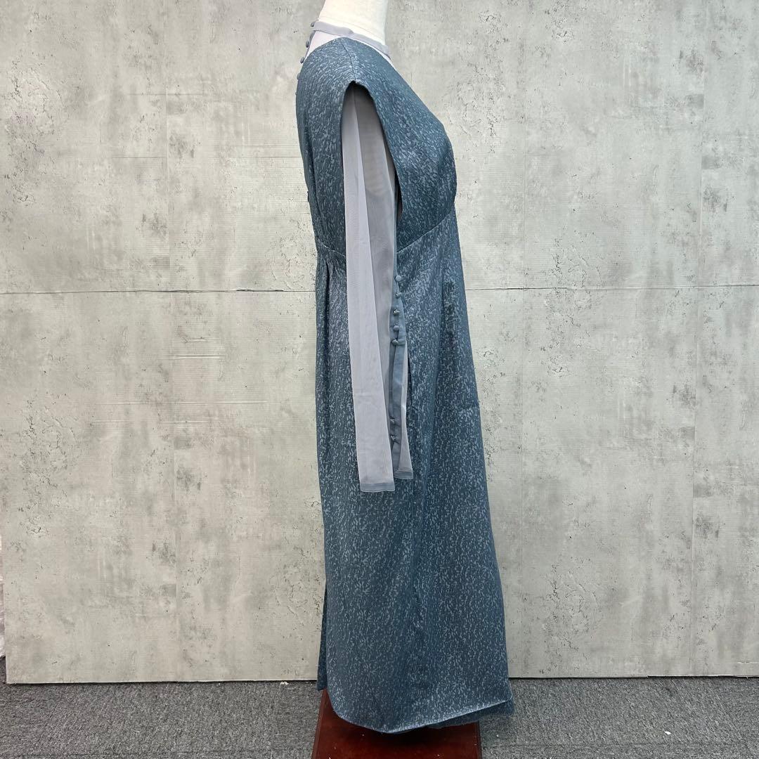 あい アンドレスド Vライン ジャガード ドレスANDRESD M