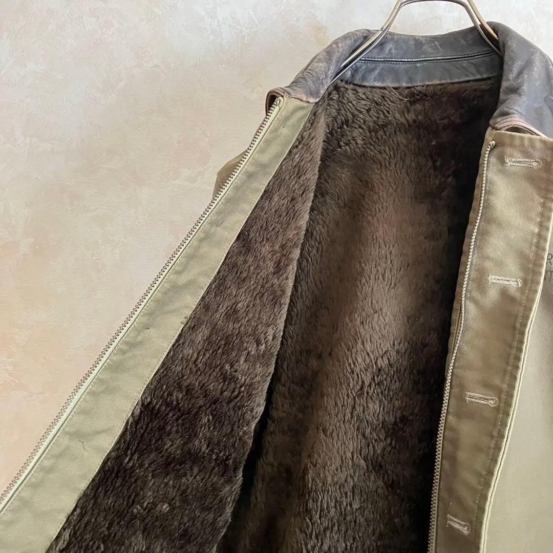 美品 古着 ワコマリア インナーボア N1デッキジャケット