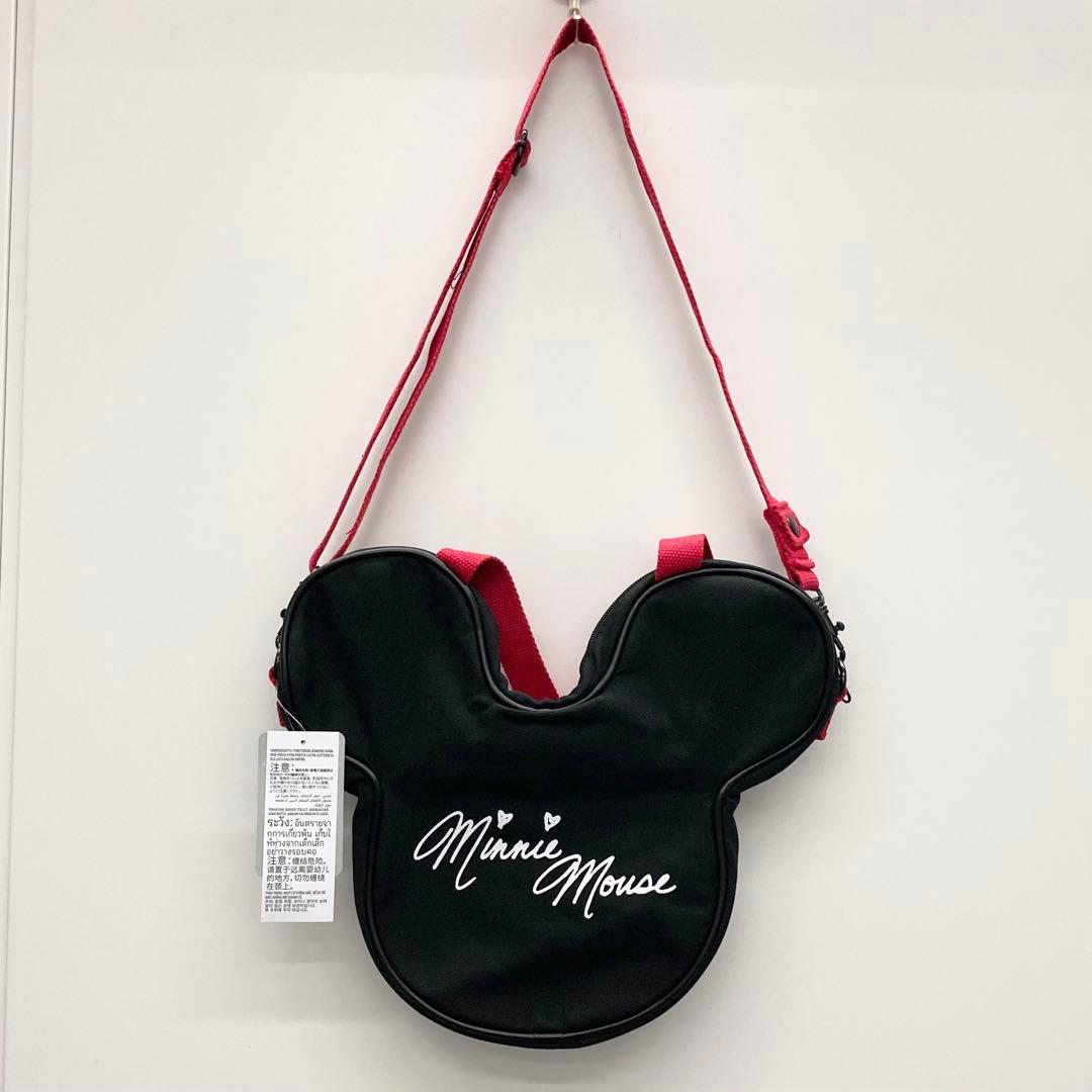 ミニー ビッグフェイス トートバッグ ショルダーバッグ ディズニー