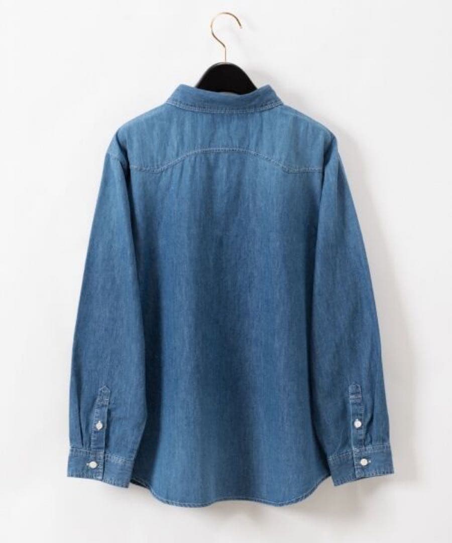 新品未使用　グレースコンチネンタル　ライトデニムウエスタンシャツ36