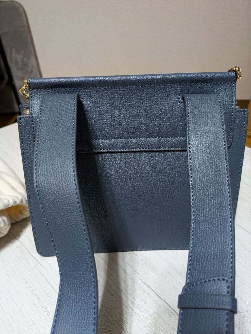 専用　POLÈNE NUMERO sept ショルダーバッグ ミッドナイトブルー