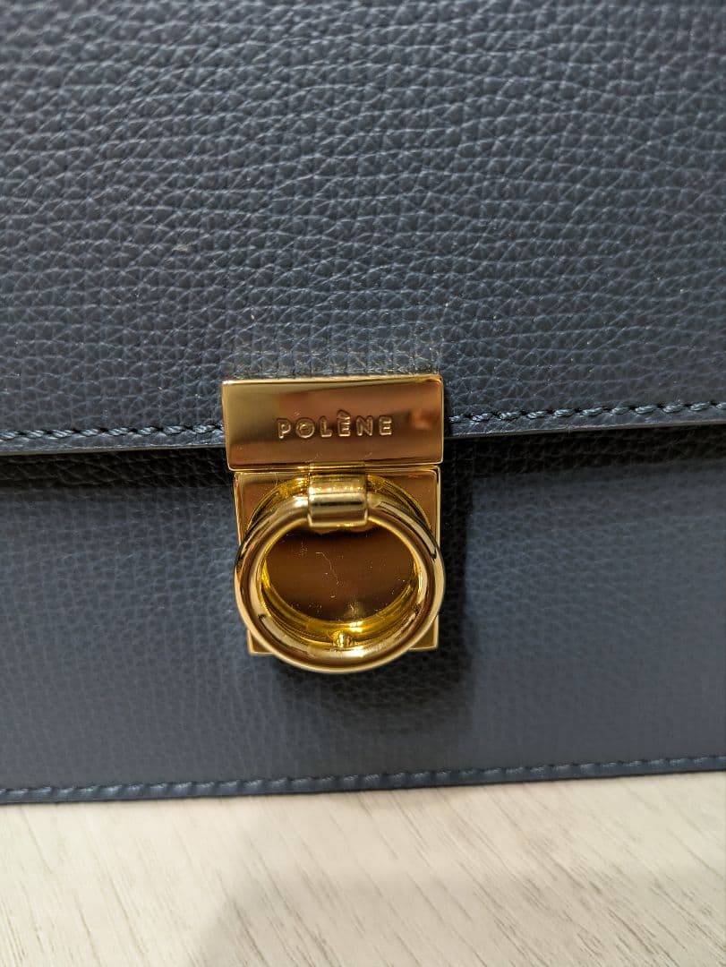 専用　POLÈNE NUMERO sept ショルダーバッグ ミッドナイトブルー