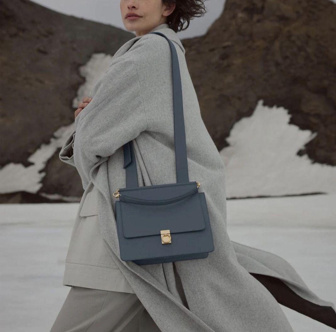 専用　POLÈNE NUMERO sept ショルダーバッグ ミッドナイトブルー