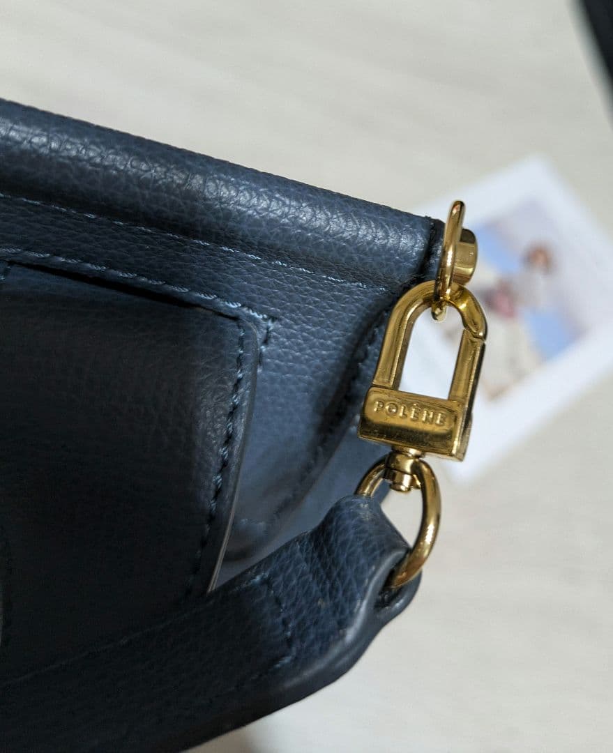 専用　POLÈNE NUMERO sept ショルダーバッグ ミッドナイトブルー