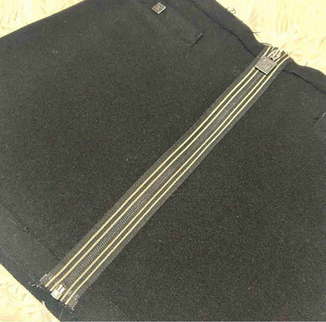 シャネル　スカート　size34(XS相当) ブラック系 ココマーク