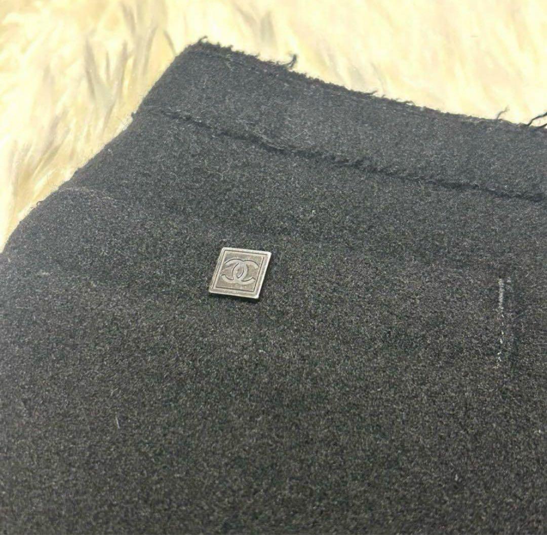 シャネル　スカート　size34(XS相当) ブラック系 ココマーク