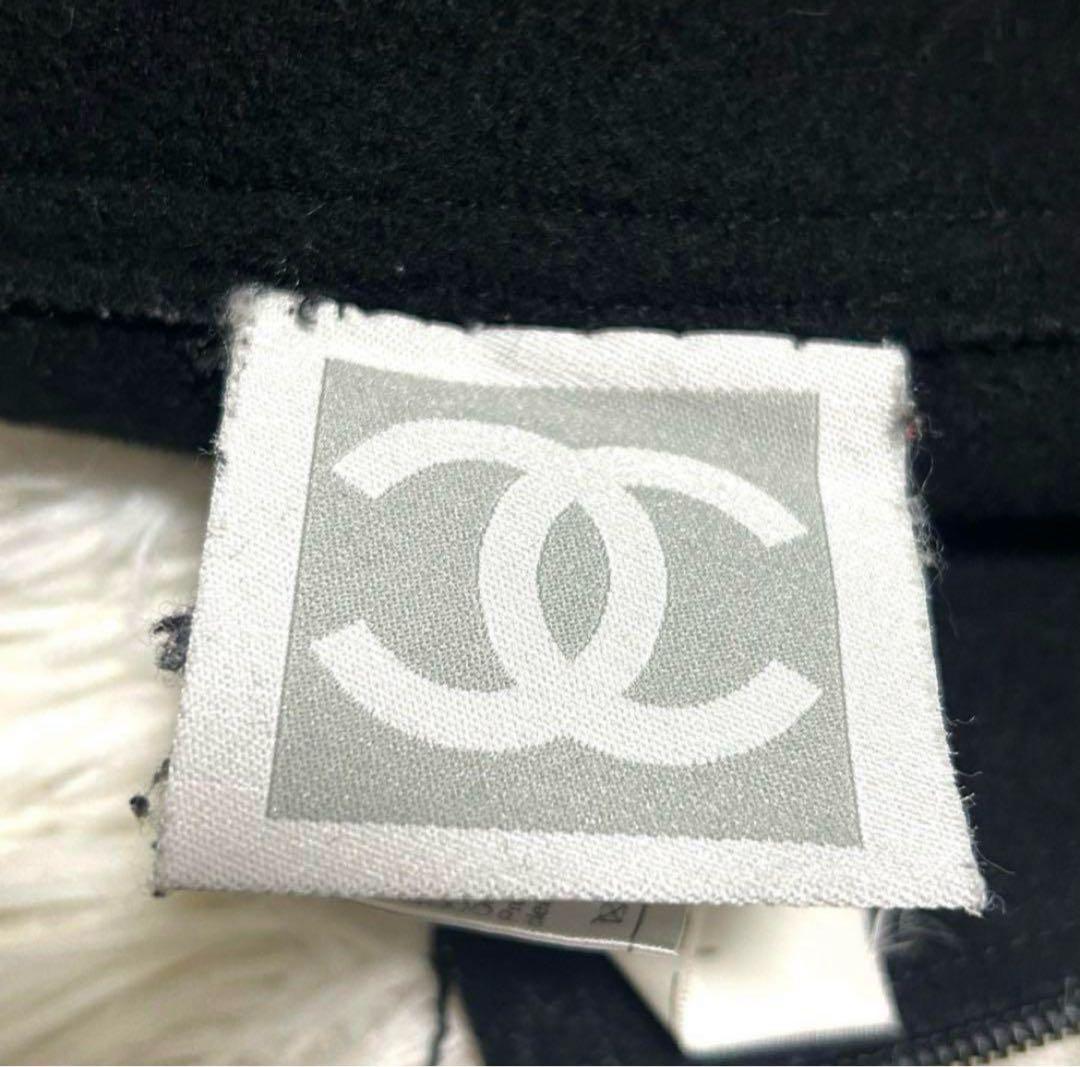 シャネル　スカート　size34(XS相当) ブラック系 ココマーク