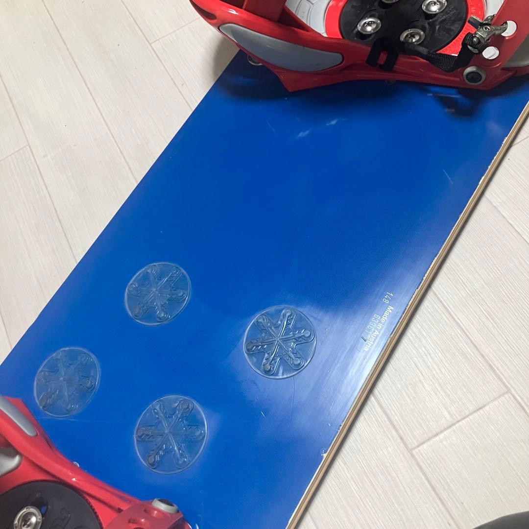 ケース付/elan エランスノーボードセット148cm FLUXバインM/L