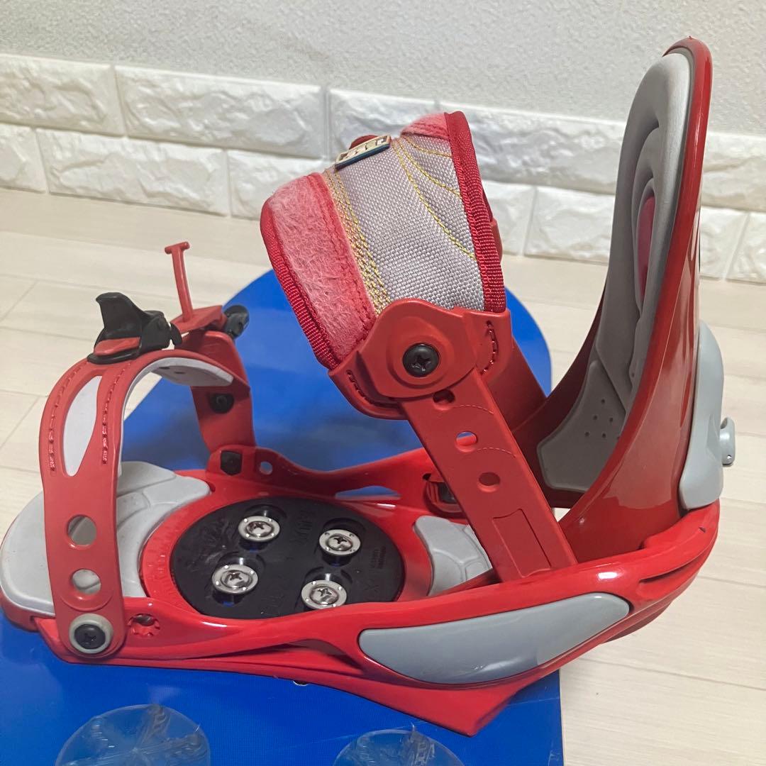 ケース付/elan エランスノーボードセット148cm FLUXバインM/L