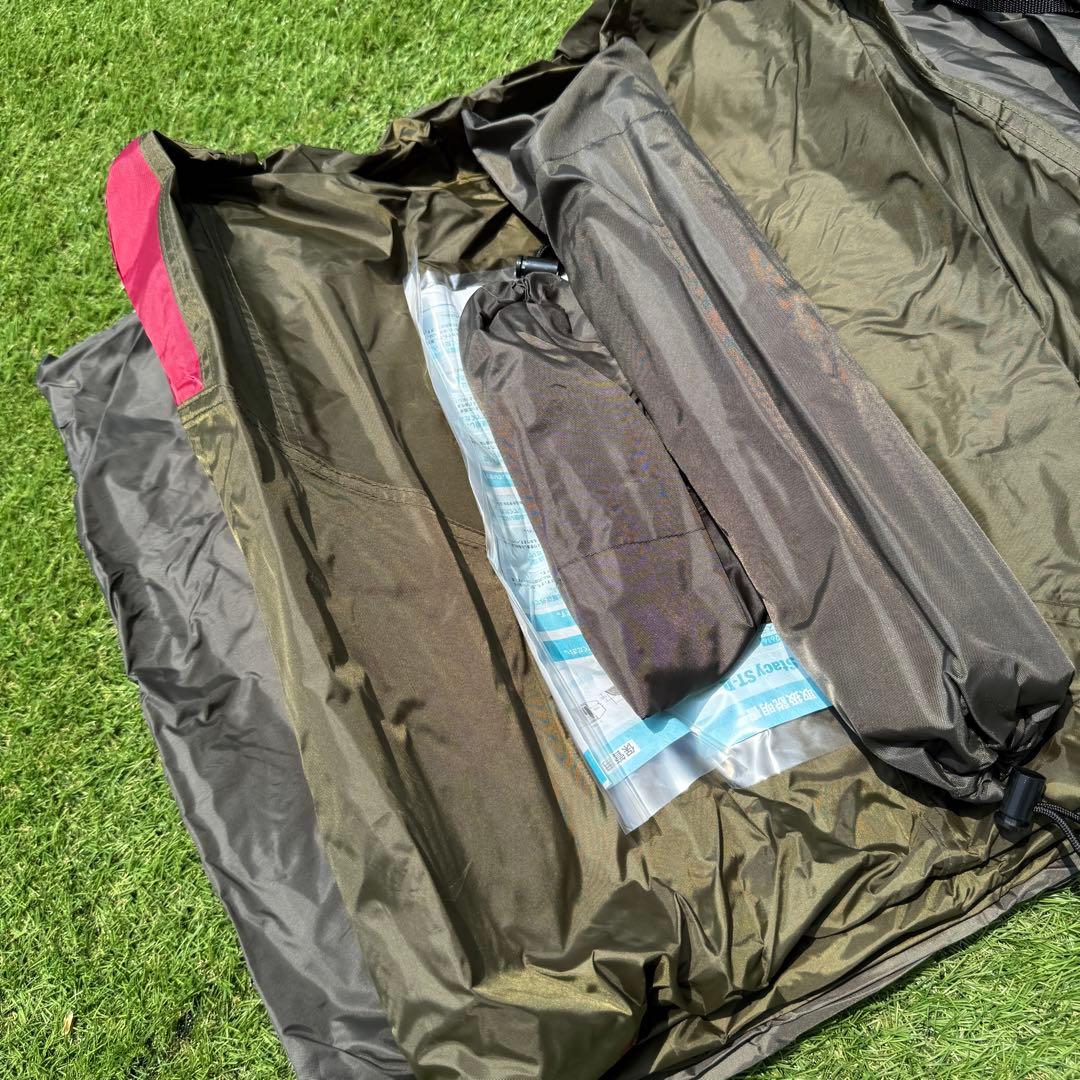 新品　OGAWA　ステイシー ST-2　カーキレッド　ロングセラーテント