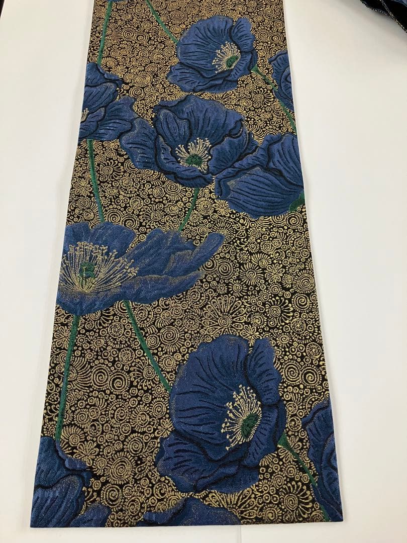 お仕立て上がり名古屋帯　新品未使用品　正絹　西陣織　No.354