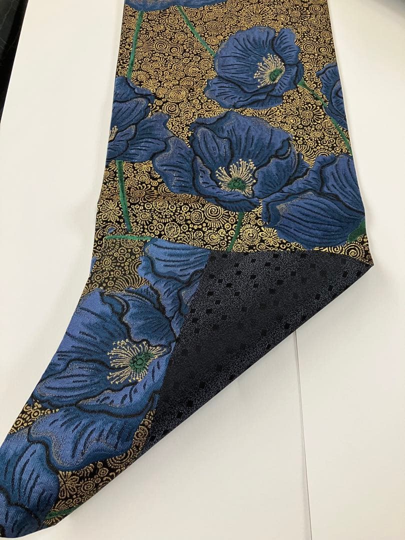 お仕立て上がり名古屋帯　新品未使用品　正絹　西陣織　No.354