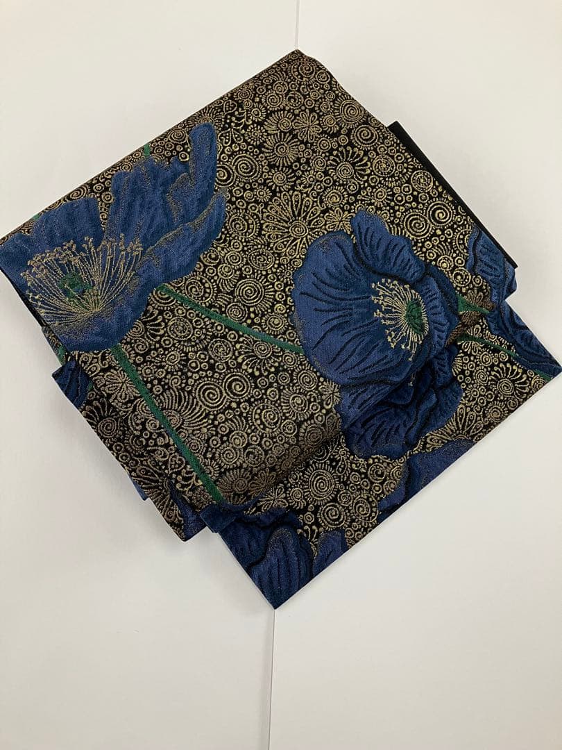 お仕立て上がり名古屋帯　新品未使用品　正絹　西陣織　No.354