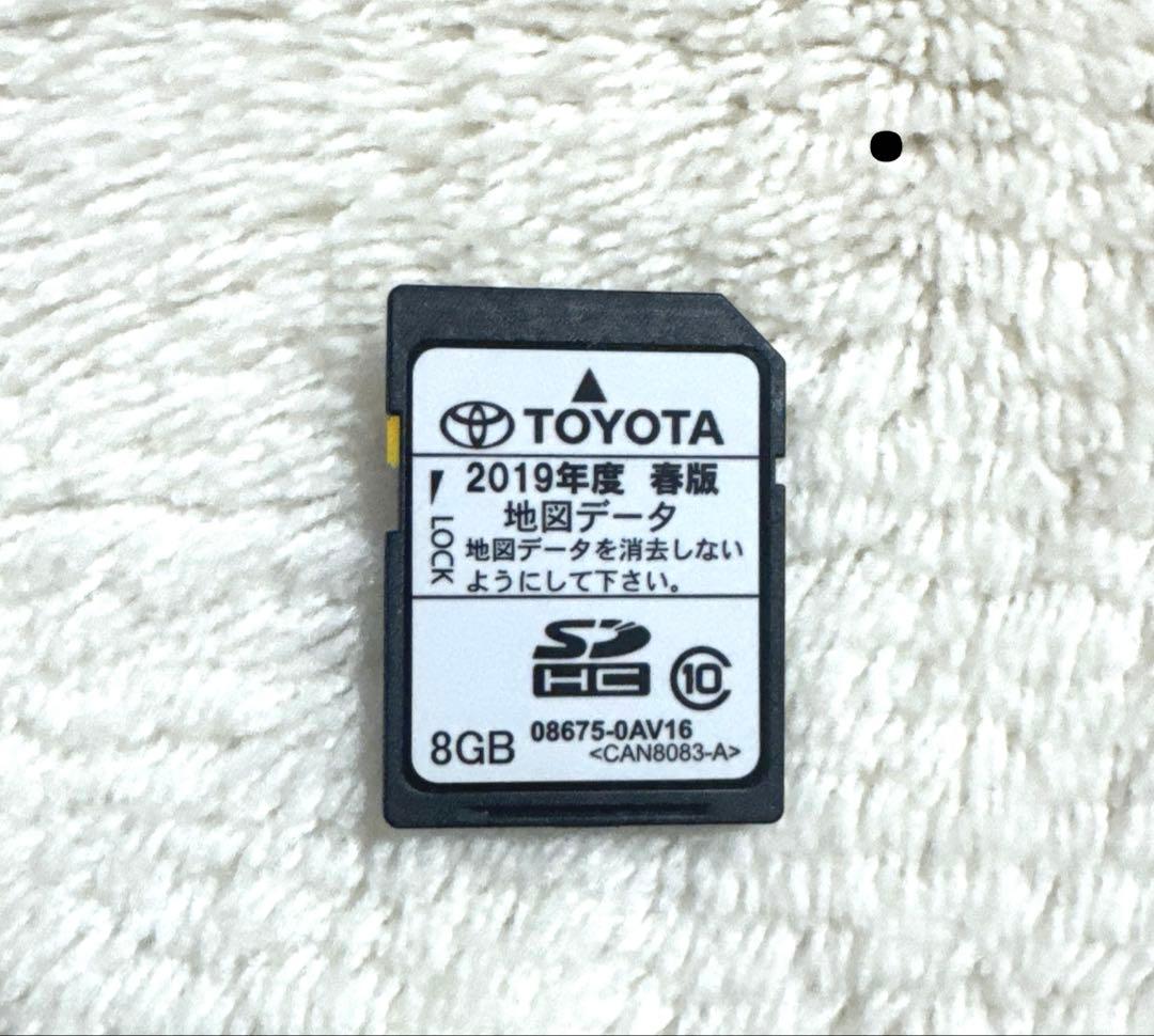 トヨタ純正ナビ NSCP-W62 地図データ SDカード 2019年春