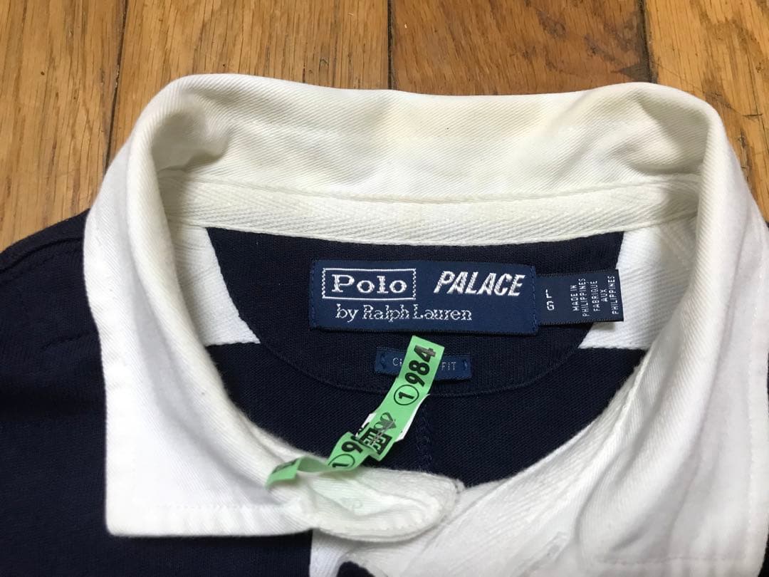PALACE POLO RALPH LAUREN PIECED RUGBY 紺