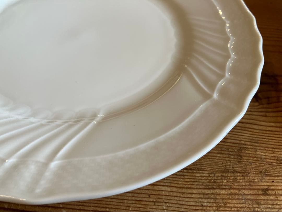 ジノリ　ベッキオホワイト　22プレート×6