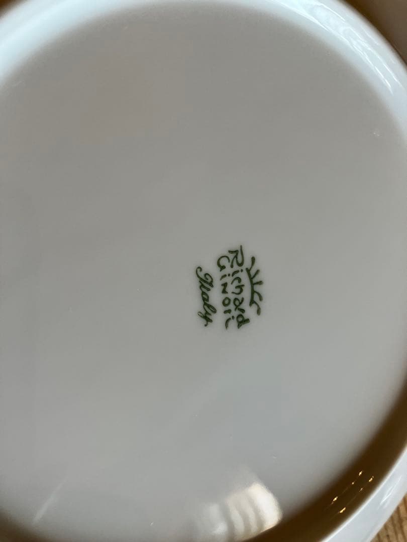 ジノリ　ベッキオホワイト　22プレート×6