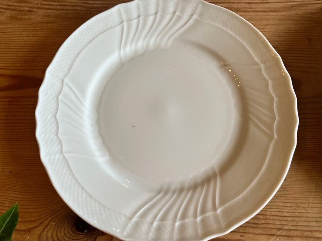 ジノリ　ベッキオホワイト　22プレート×6