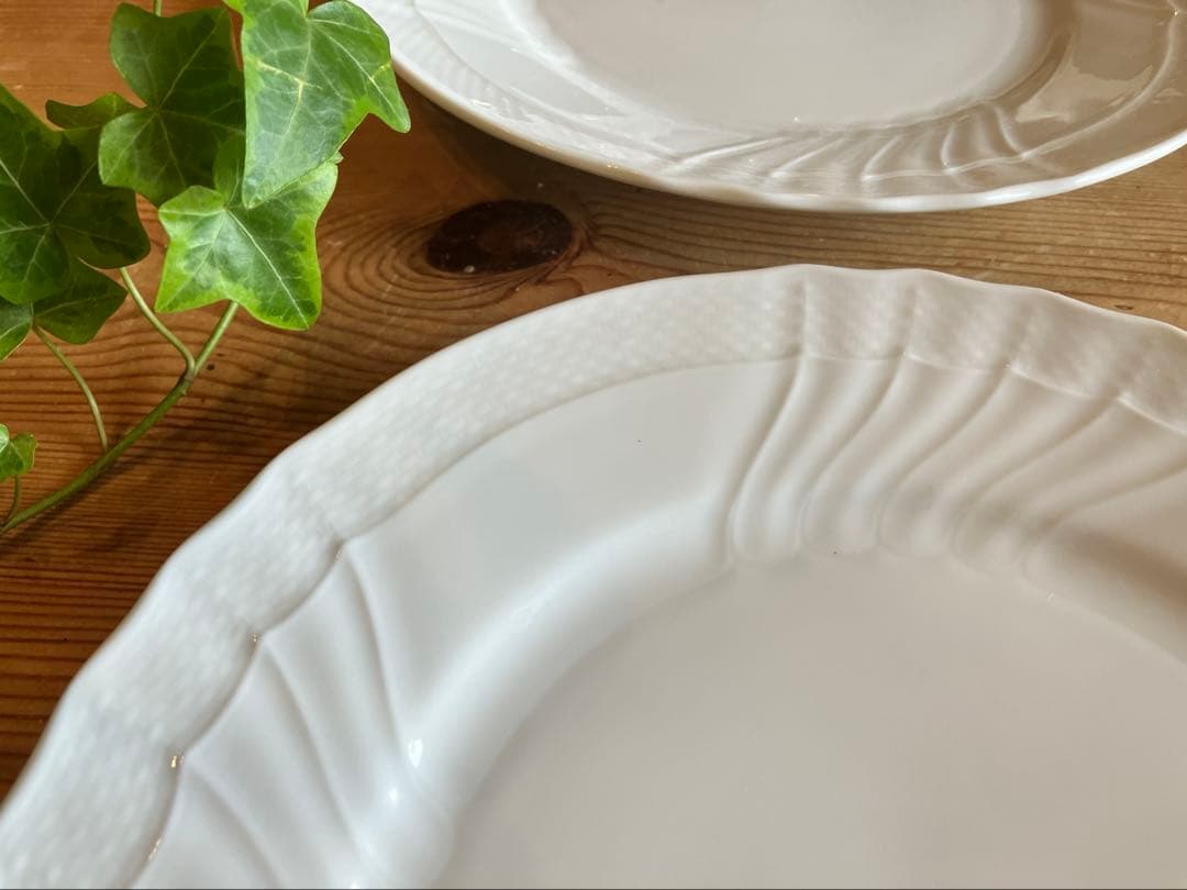 ジノリ　ベッキオホワイト　22プレート×6