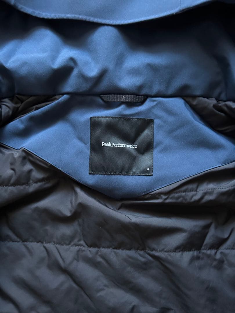 美品 ピークパフォーマンス 中綿 ジャケット パンツ セット ネイビー M