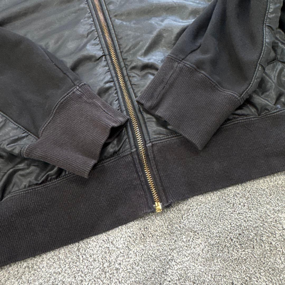 【希少サイズ】チャンピオン 魔裟斗ジャージセットアップ 黒×金 刺繍　フーディー