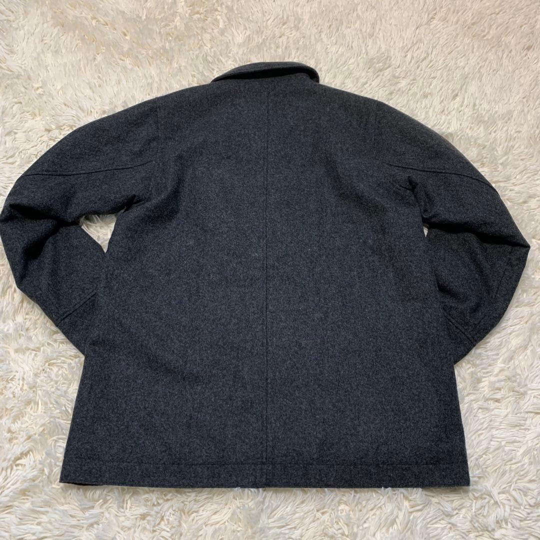 【極美品】mont-bell モンベル　ウールトラベルコート　グレー