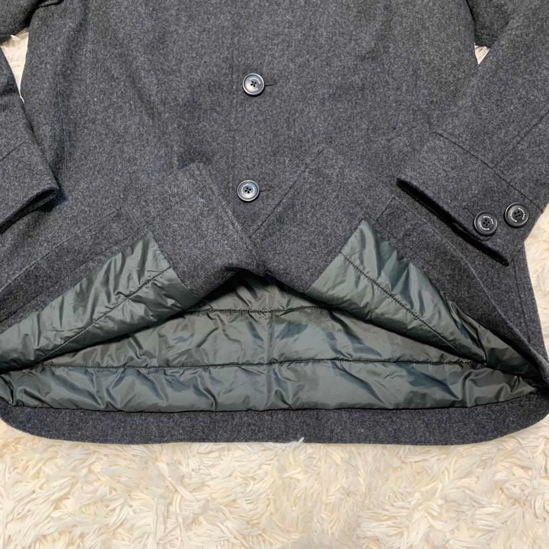 【極美品】mont-bell モンベル　ウールトラベルコート　グレー