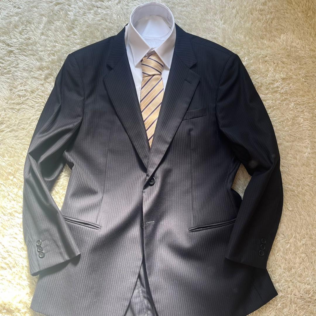 XXL! アルマーニ ARMANI COLLEZIONI スーツ 濃紺 52