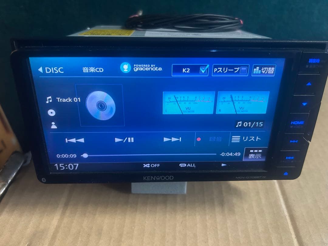 KENWOOD MDV-D706BTW 中古品