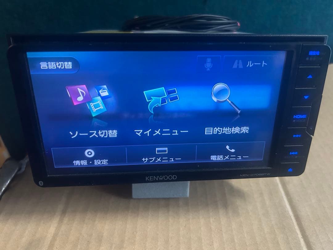 KENWOOD MDV-D706BTW 中古品