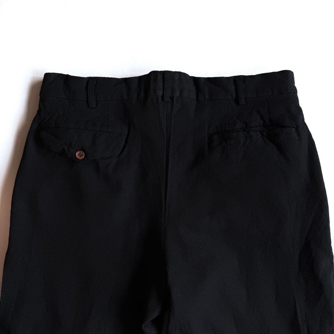 コムデギャルソンオムドゥ ポリ 縮絨 パンツ
