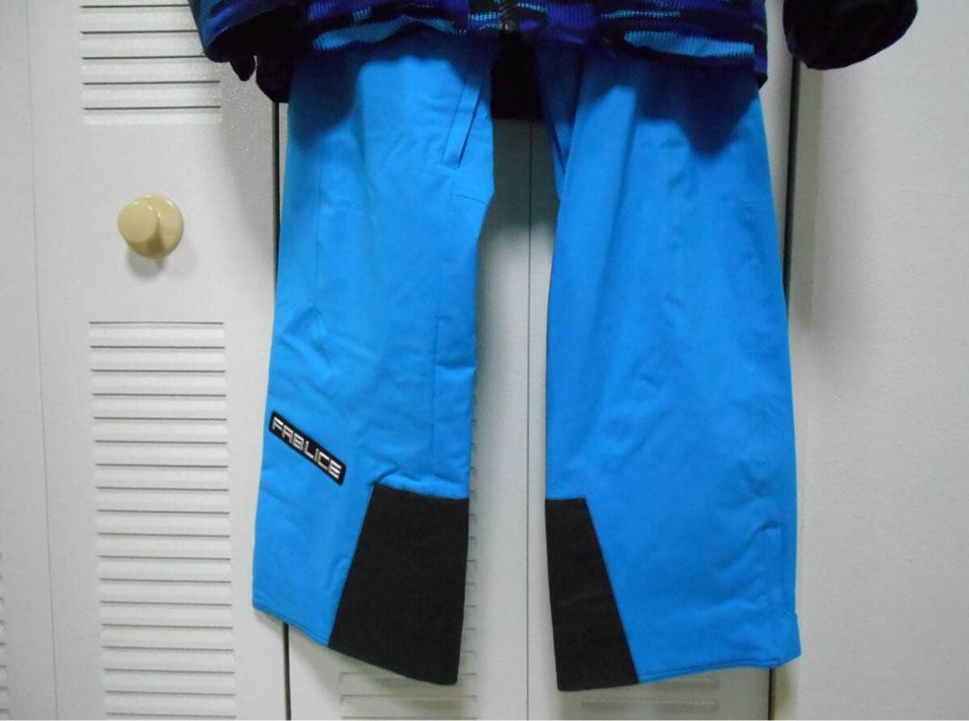 FABLICE スキーウェア　ブルー 迷彩柄　　Mサイズ