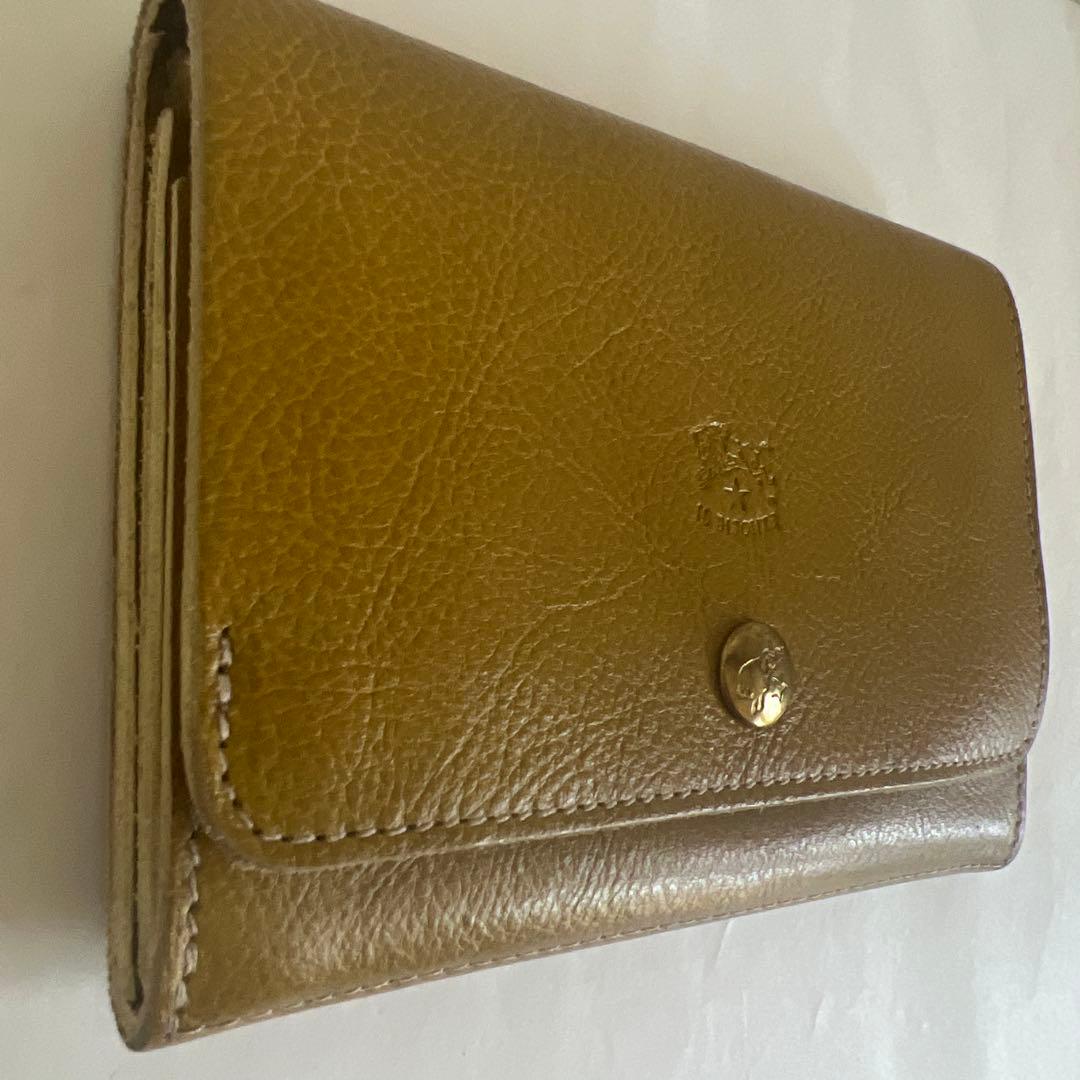 美品イルビゾンテ ウォレット 財布 限定カラーカリー オリーブ ドラ