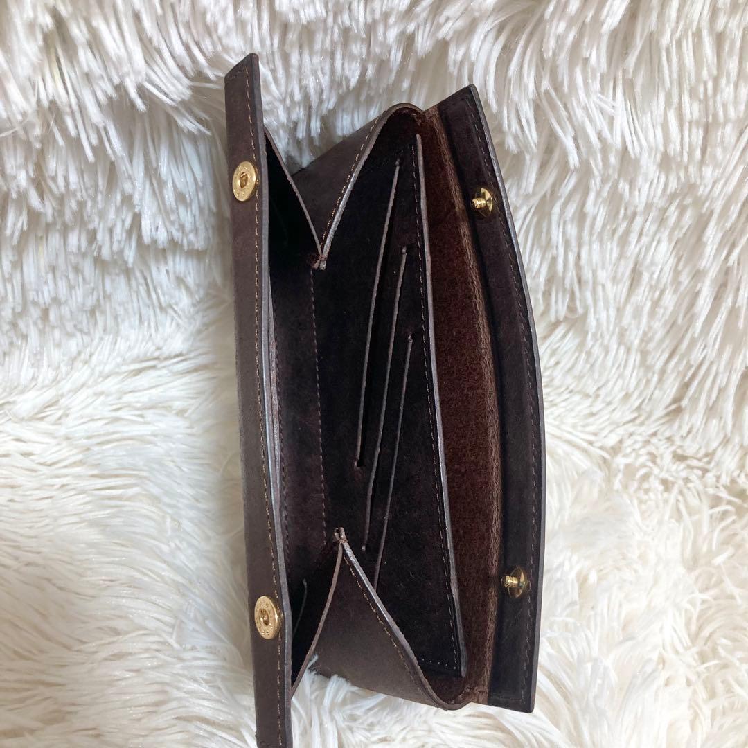 ほぼ新品⭐︎大人気！　アルカヌーク　レガシー　長財布　チョコブラウン　B品