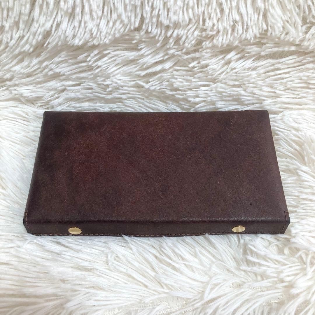ほぼ新品⭐︎大人気！　アルカヌーク　レガシー　長財布　チョコブラウン　B品