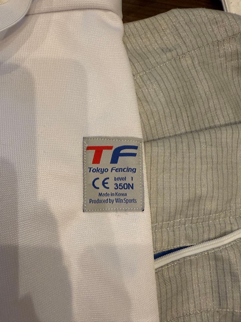 Tokyo Fencingフェンシング防具サーベルセット125cm-135cm用