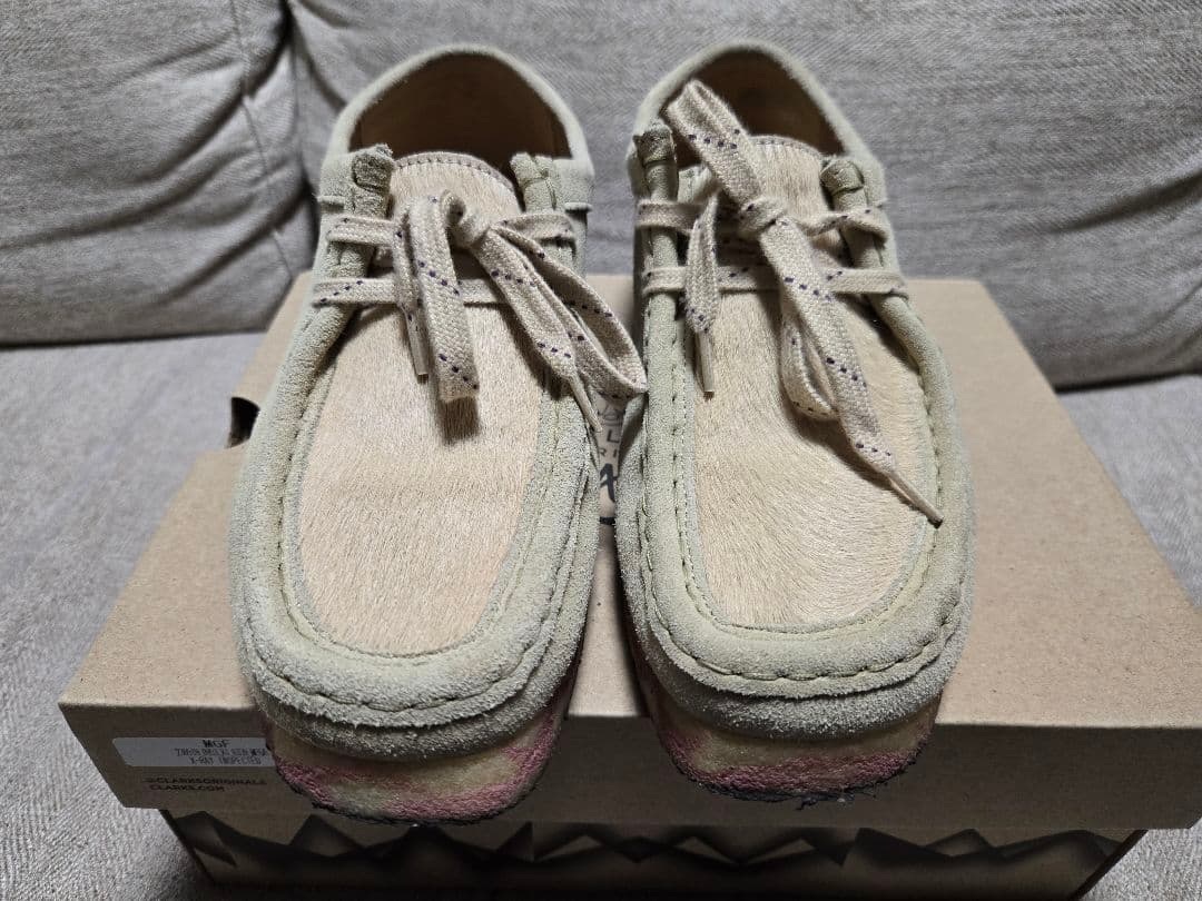 靴 Clarks Wallabee. Maple Combi MAPLE