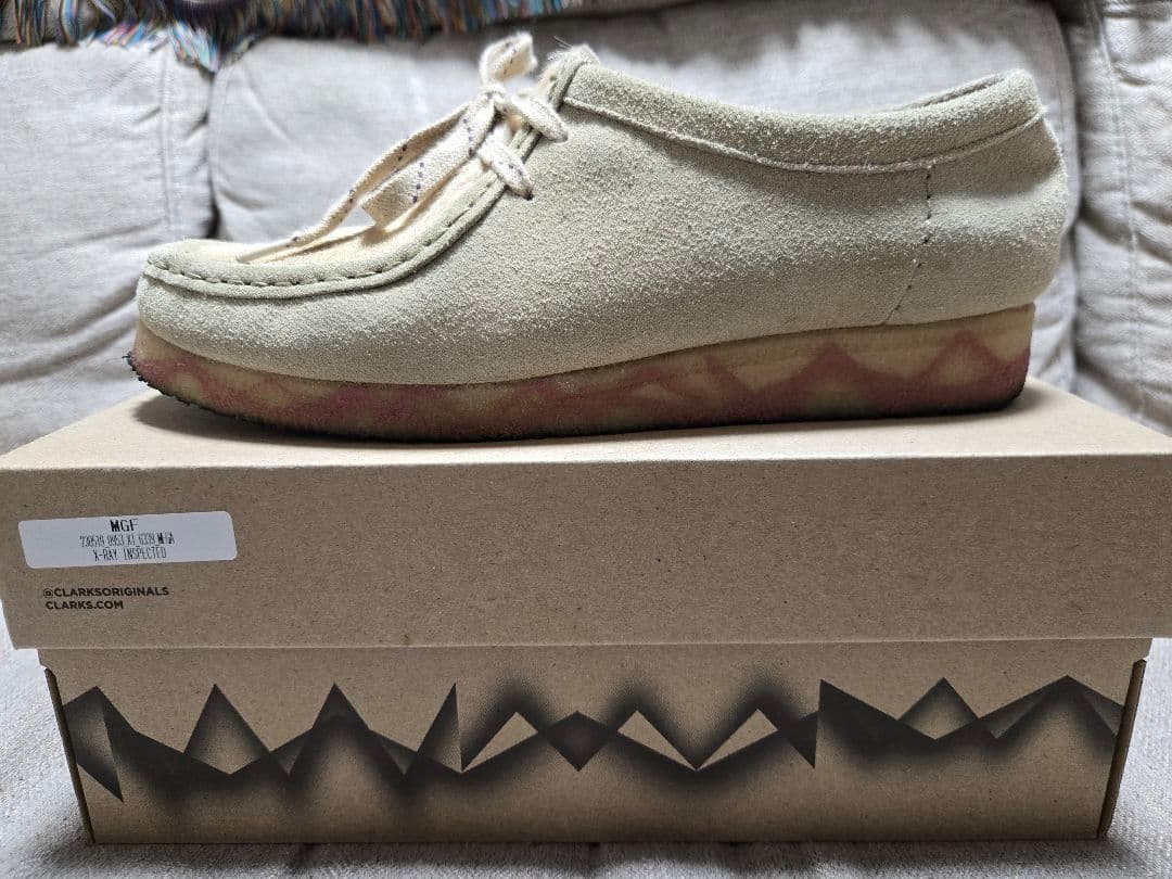 靴 Clarks Wallabee. Maple Combi MAPLE