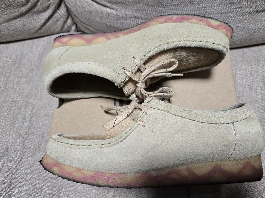 靴 Clarks Wallabee. Maple Combi MAPLE