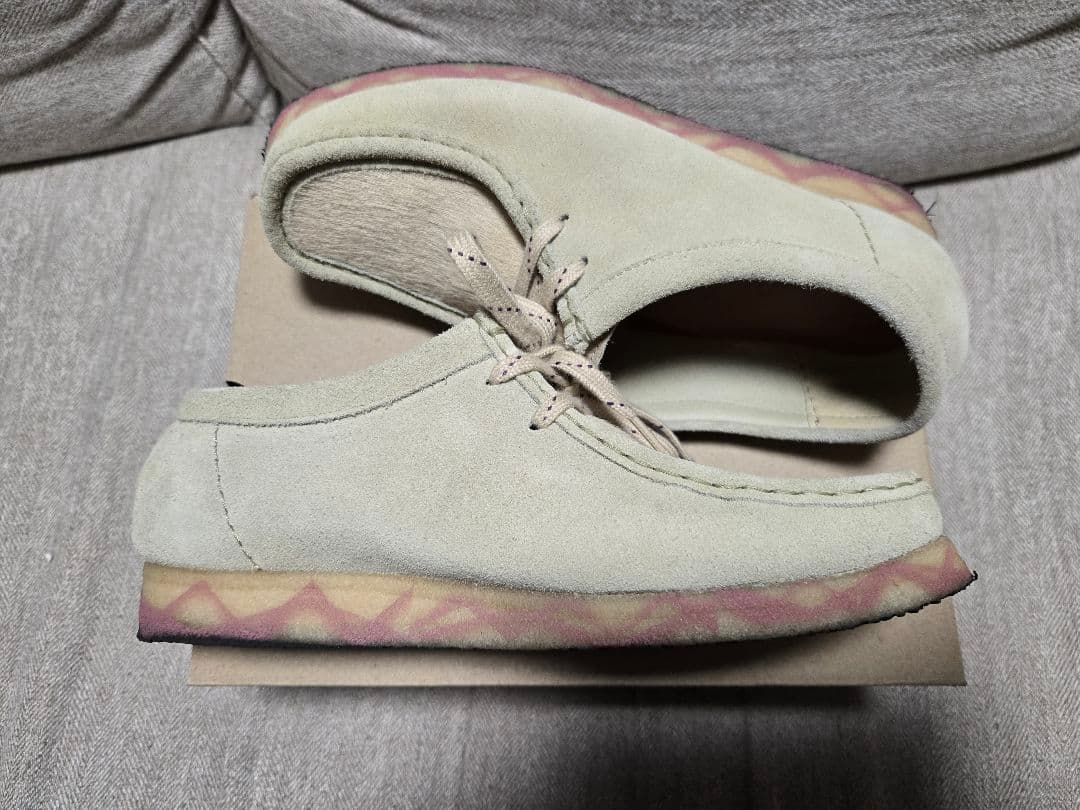 靴 Clarks Wallabee. Maple Combi MAPLE