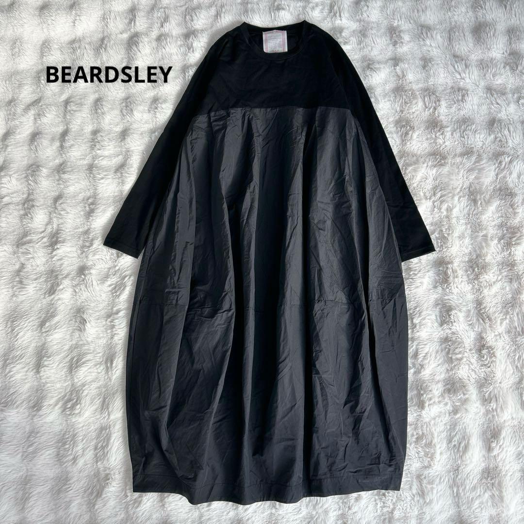 24AW✨ビアズリー★マルワンピ　ドッキング　ブラック