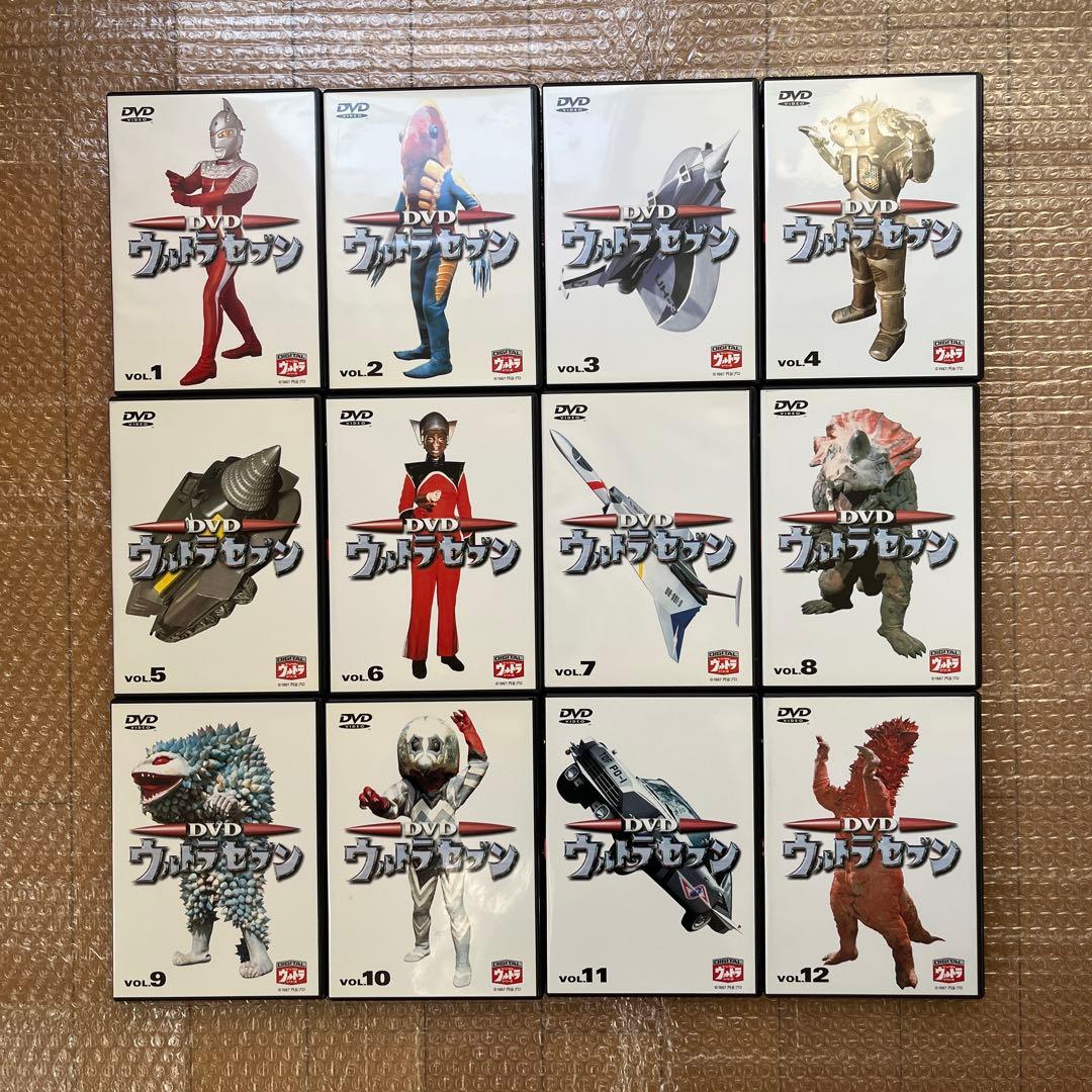 中古　※vol.11はキズあり　DVD ウルトラセブン　全12巻セット