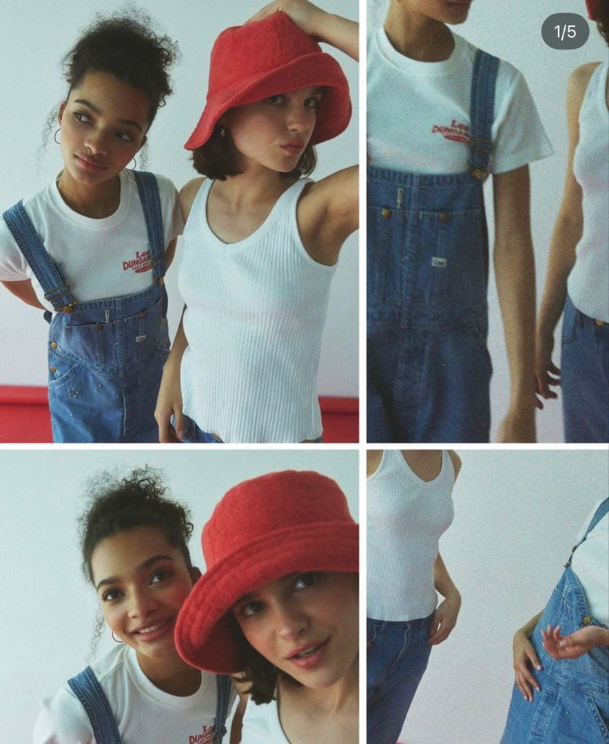 帽子 ALEXIASTAM Terry Bucket Hat Brown